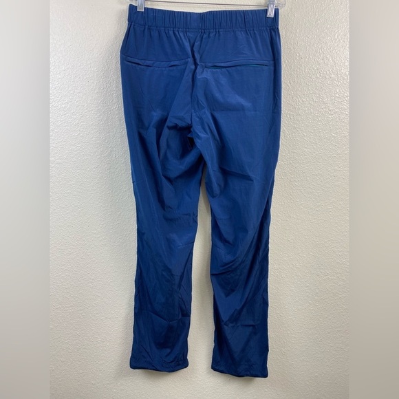 NEW Lolë Wander Track Pants Womens size Medium Blue Nylon Athletic Activewear - Picture 2 of 15